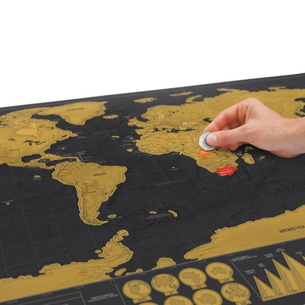 Suck UK Scratch Map Deluxe Edition GOODS Superdrug