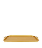 Kaymet Ribbed Serving Tray 46cm made from anodised aluminium, UK version