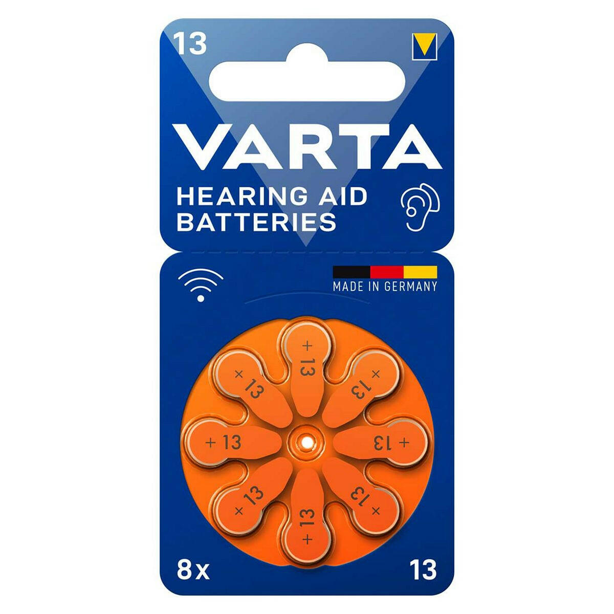 VARTA Hearing Aid Batteries 13 pack of 8 GOODS Boots