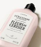 L'Occitane Fleurs de Cerisier body lotion 250ml, imported from the UK