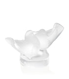 Lalique 2 Lovebirds large crystal sculpture, UK version