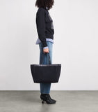 ANINE BING medium suede Rio tote bag with leather accents, UK version