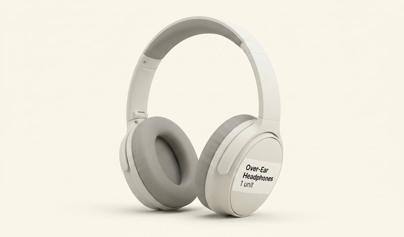 Bose over-ear wireless headphones grey, UK version