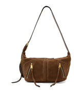 Harrods AllSaints Jean Rey Suede Shoulder Bag- Buy online at McGrocer