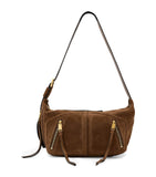AllSaints suede shoulder bag, imported from the UK