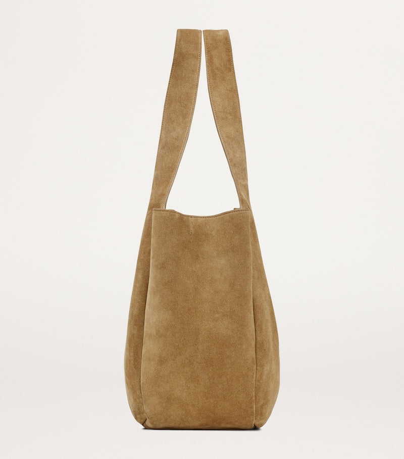 Saint Laurent Bea tote bag in suede leather, UK version
