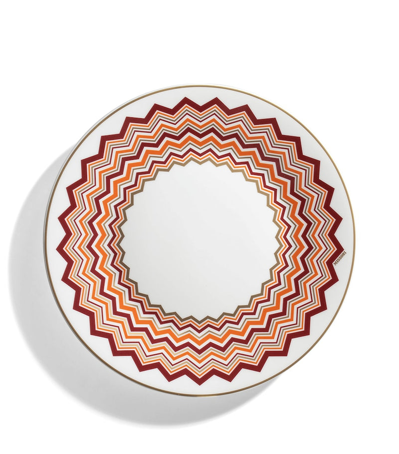 Missoni Home zigzag dessert plate 21.5cm, imported from the UK