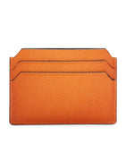 Santoni leather card holder with four slots, imported from the UK