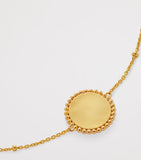 Monica Vinader gold vermeil Deia bracelet with adjustable chain, UK version