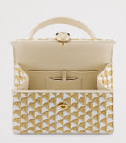 Bvlgari Serpenti Forever top-handle bag medium Calla raffia - British product