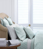 Ralph Lauren Oxford Evergreen fitted sheet 200cm x 200cm, imported from the UK