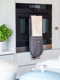 MasterClass Grey Deluxe Professional Double Oven Gloves, imported from the UK