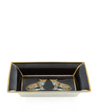 Halcyon Days leopard trinket tray, UK version
