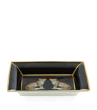 Halcyon Days leopard trinket tray, UK version