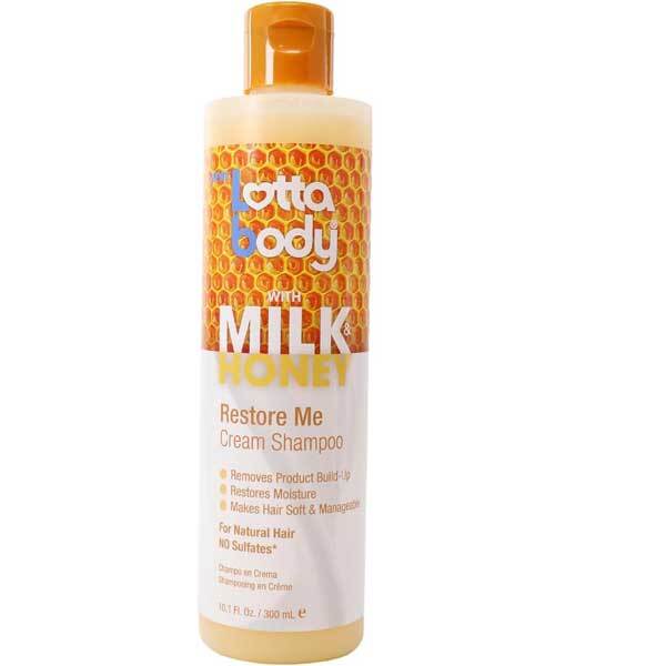 Lottabody Milk Honey Restore Me Cream Shampoo, UK version