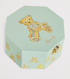 Harrods gold-tone Henry bear musical box, UK version