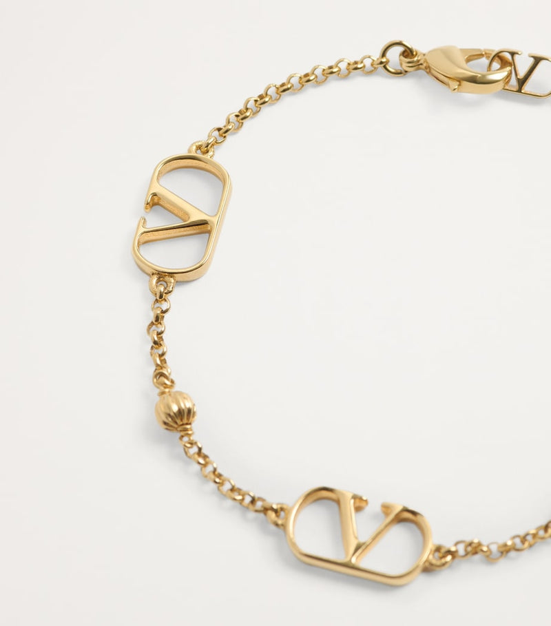 Valentino Garavani VLogo Signature gold-tone bracelet, UK version