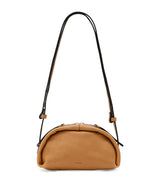 Harrods AllSaints Rosalie Arc Cross-Body Bag Tan Calfskin- Buy online at McGrocer