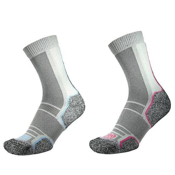 1000 Mile women's trek socks recycled pack of 2 medium, imported from the UK