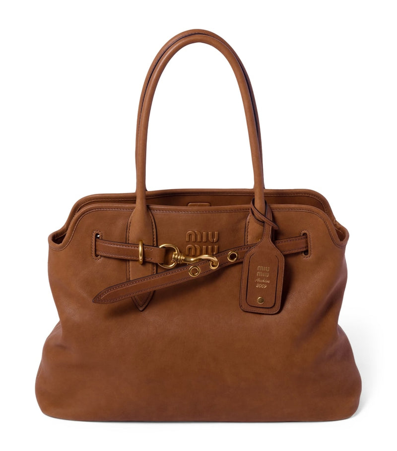 Miu Miu Aventure top-handle bag nappa leather, UK version
