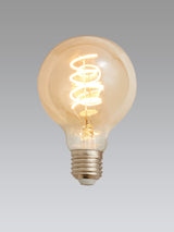 Next 4W ES LED Retro Spiral Globe Light Bulb- Buy online at McGrocer