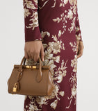 Dolce&Gabbana Marlene top-handle bag calf leather gold-tone hardware - British product