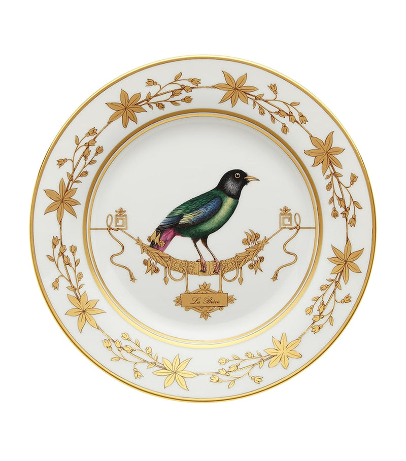 GINORI 1735 Volière La Brève plate 26.5cm - British product