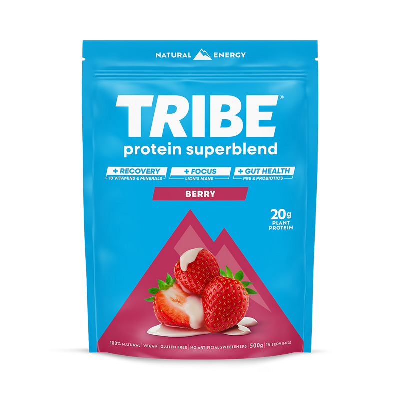 Tribe protein superblend berry 500g - British product