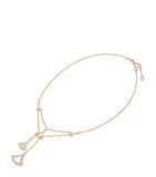 Bvlgari Divas' Dream necklace rose gold mother-of-pearl diamond, imported from the UK