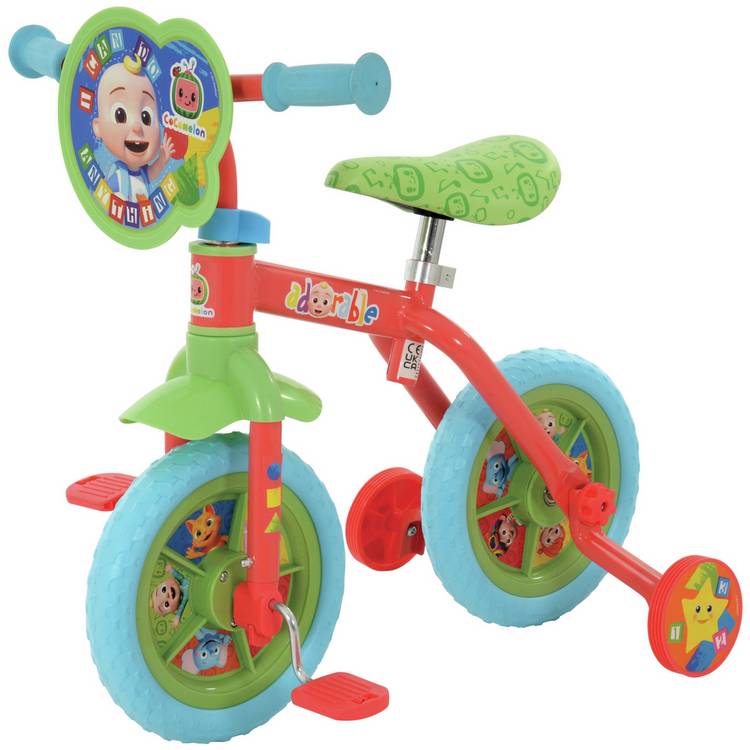 CoComelon 10 inch 2-in-1 Balance and Beginner Bike (British brand)