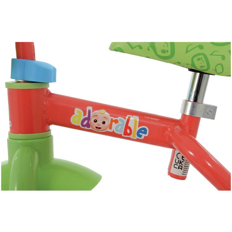 CoComelon 10 inch 2-in-1 Balance and Beginner Bike (British brand)