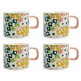 Habitat Scion Spring Meadow mug set of 4 multicoloured (British brand)