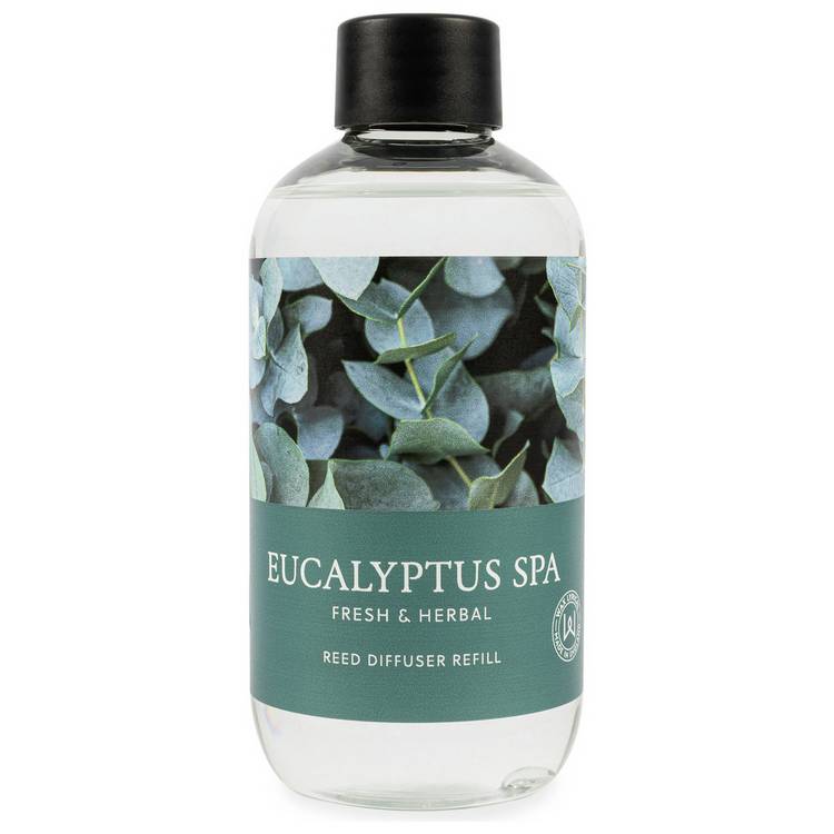Wax Lyrical reed diffuser refill 200ml Eucalyptus Spa, imported from the UK