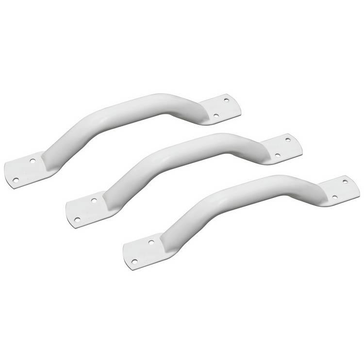 Aidapt white grab rails pack of 3 30cm - British product