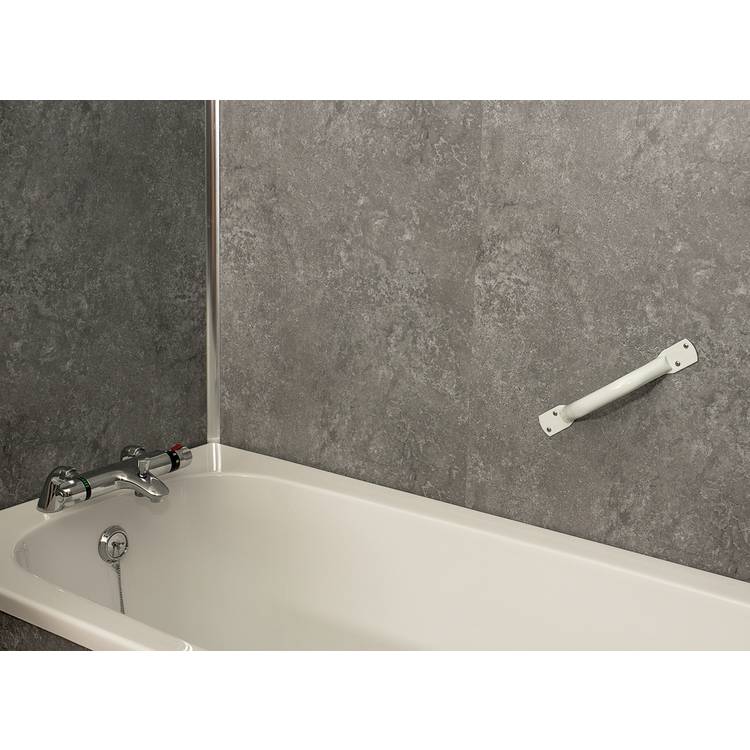 Aidapt white grab rails pack of 3 30cm - British product
