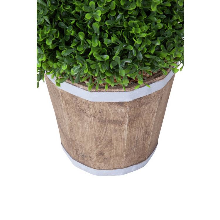 Sainsbury's faux cone tree in lime-washed pot 74cm (British brand)