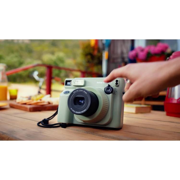 instax WIDE 400 instant camera sage green (British brand)