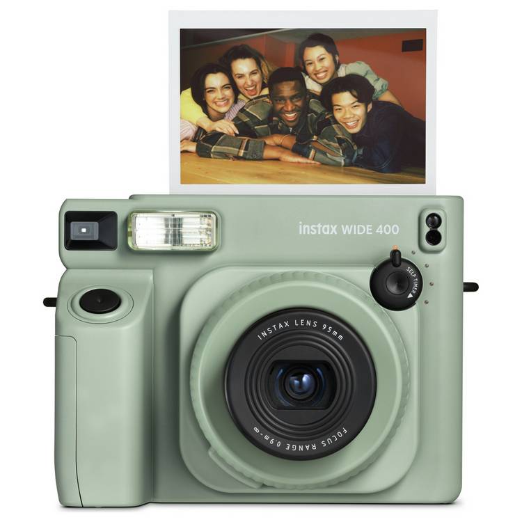 instax WIDE 400 instant camera sage green (British brand)