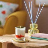 Argos Habitat x Scion Mandarin & Violet Glass Scented Candle- Buy online at McGrocer