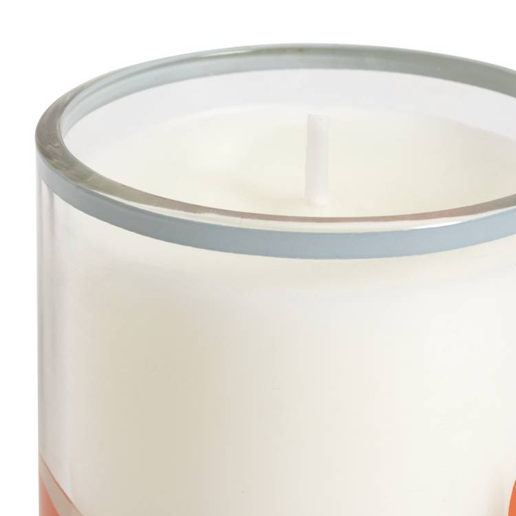 Habitat x Scion Mandarin and Violet glass candle, imported from the UK