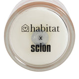 Habitat x Scion Mandarin and Violet glass candle, imported from the UK
