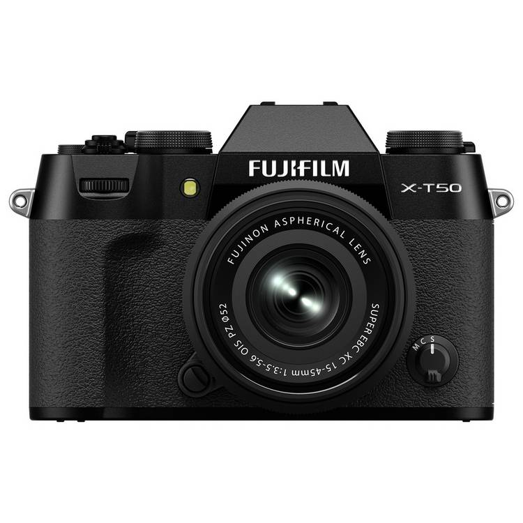 Fujifilm mirrorless camera with 15-45mm lens kit (British brand)