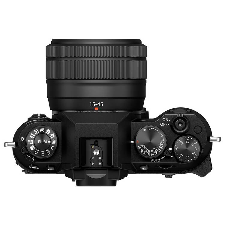 Fujifilm mirrorless camera with 15-45mm lens kit (British brand)