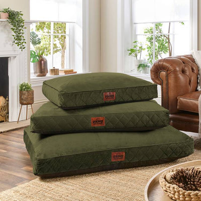 Argos Paws For Slumber Luxury Forest Green Pet Bed - Medium- Buy online at McGrocer