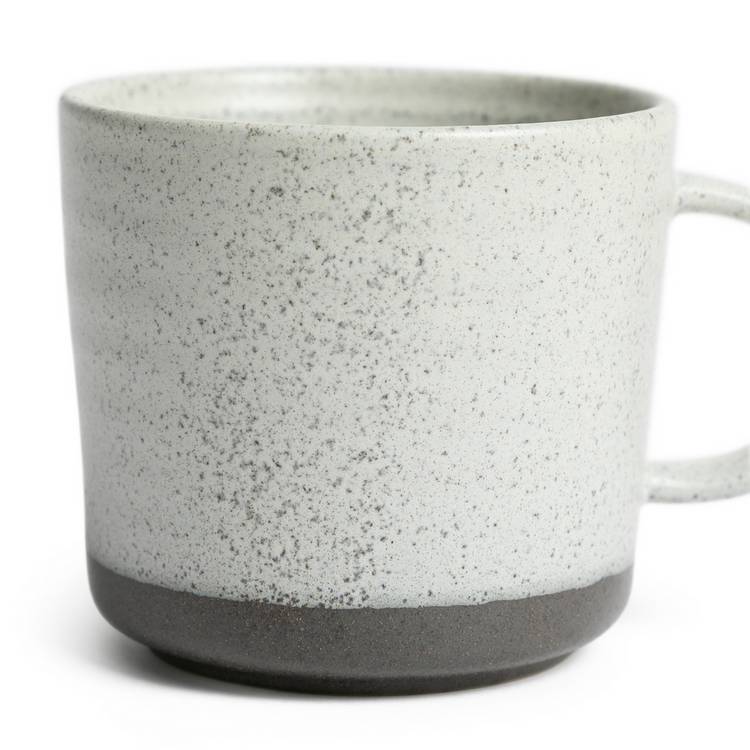 Habitat textured ripple chalk grey mugs set of 4, imported from the UK