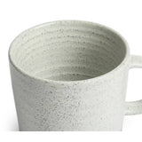 Habitat textured ripple chalk grey mugs set of 4, imported from the UK