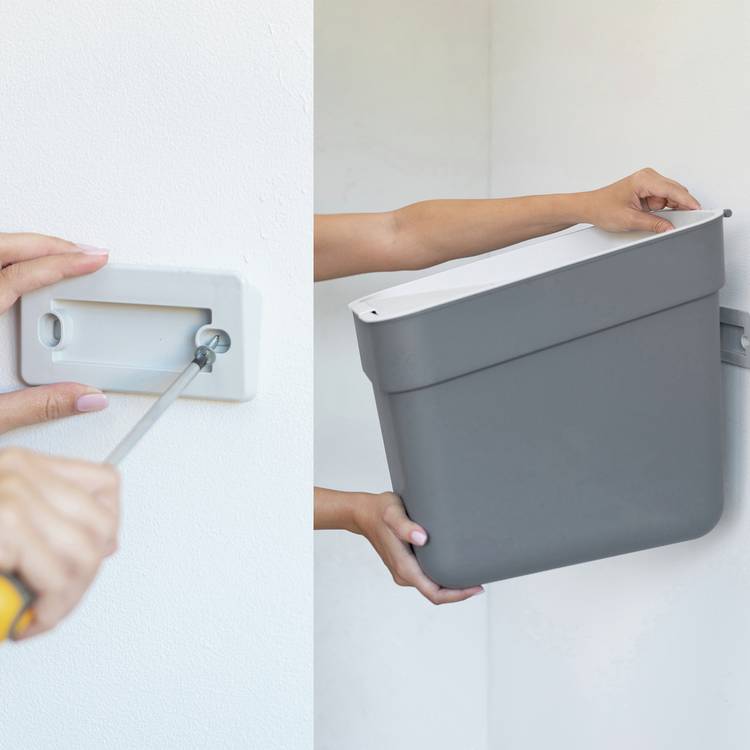Curver recycling bin grey 30L, UK version