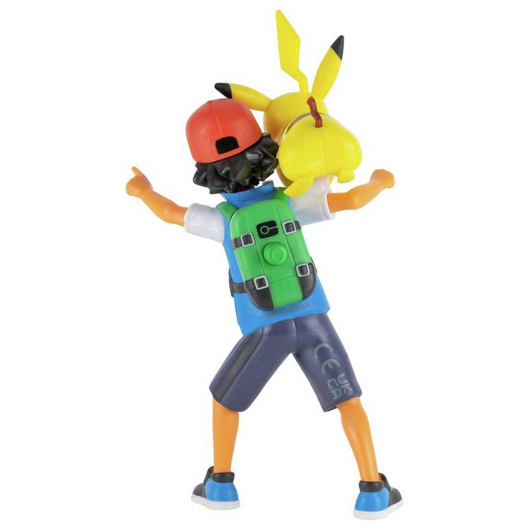 Pokémon Ash and Pikachu action figures 4.5 inch - British product