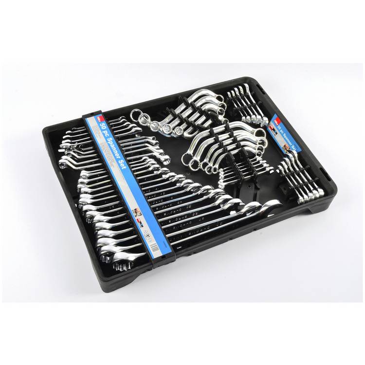 Hilka 50-piece spanner set - British product