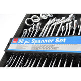 Hilka 50-piece spanner set - British product